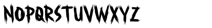 Scary Notes Font UPPERCASE