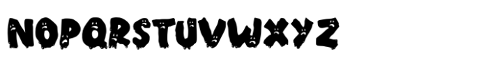 Scary Font LOWERCASE