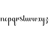 Scaryfemita Regular Font LOWERCASE