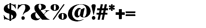 Scaver Black Font OTHER CHARS