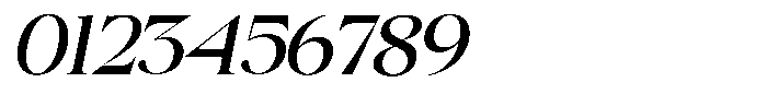 Scaver Italic Font OTHER CHARS