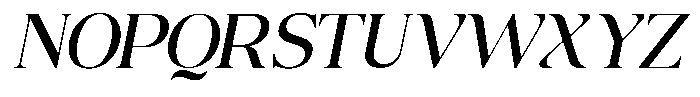 Scaver Italic Font UPPERCASE