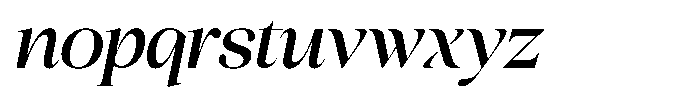 Scaver Italic Font LOWERCASE