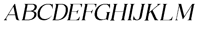 Scaver Light Italic Font UPPERCASE