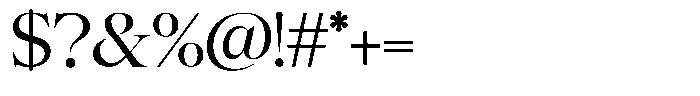 Scaver Light Font OTHER CHARS