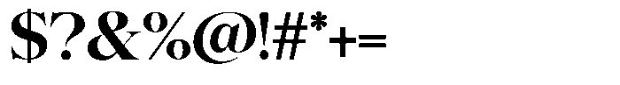 Scaver Semi Bold Font OTHER CHARS