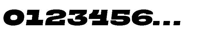 Scena Black Wide Slanted Font OTHER CHARS