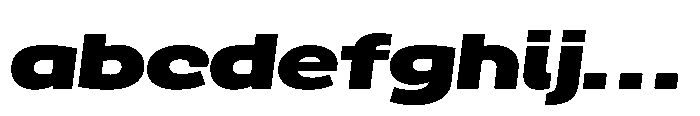 Scena Black Wide Slanted FONT