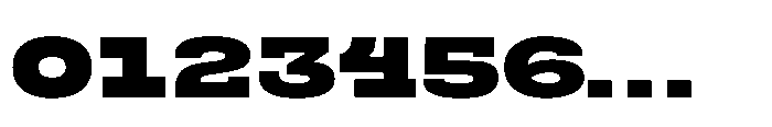 Scena Black Wide Font OTHER CHARS