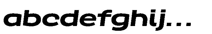 Scena Bold Wide Slanted FONT
