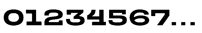 Scena Bold Wide Font OTHER CHARS