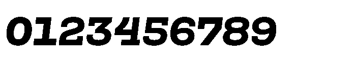 Scena Extra Bold Slanted Font OTHER CHARS