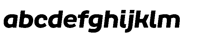 Scena Extra Bold Slanted FONT