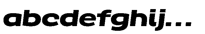 Scena Extra Bold Wide Slanted FONT