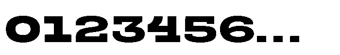 Scena Extra Bold Wide Font OTHER CHARS
