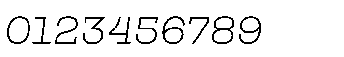 Scena Light Slanted Font OTHER CHARS