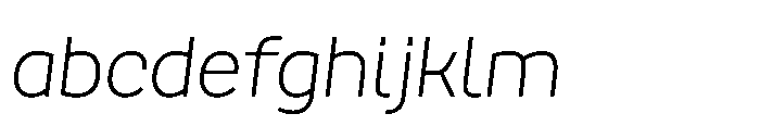 Scena Light Slanted FONT
