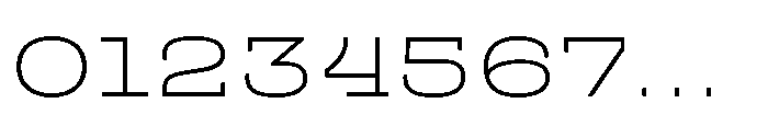 Scena Light Wide Font OTHER CHARS