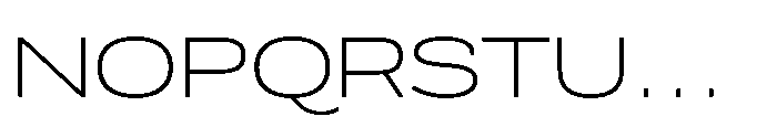 Scena Light Wide Font UPPERCASE