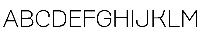 Scena Light Font UPPERCASE