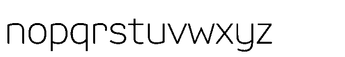 Scena Light Font LOWERCASE