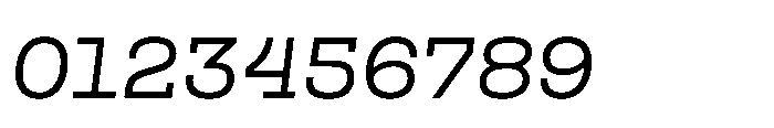 Scena Regular Slanted Font OTHER CHARS