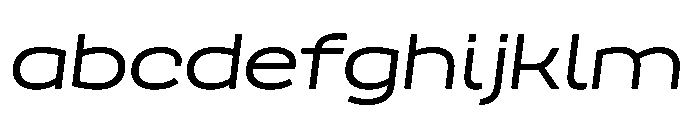 Scena Regular Wide Slanted FONT