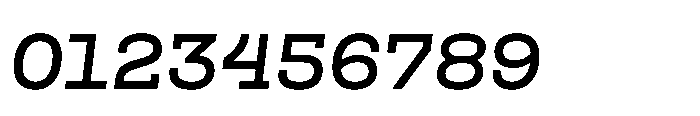 Scena Semi Bold Slanted Font OTHER CHARS