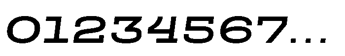 Scena Semi Bold Wide Slanted Font OTHER CHARS