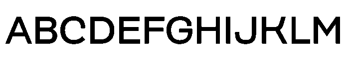 Scena Semi Bold Font UPPERCASE