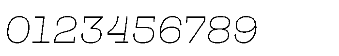 Scena Thin Slanted Font OTHER CHARS