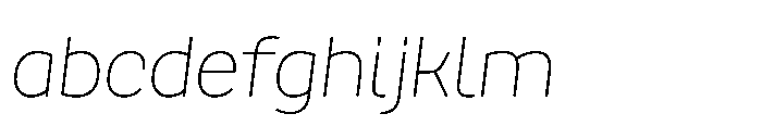 Scena Thin Slanted FONT