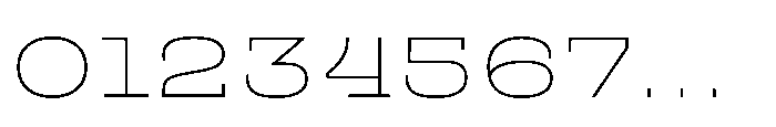 Scena Thin Wide Font OTHER CHARS