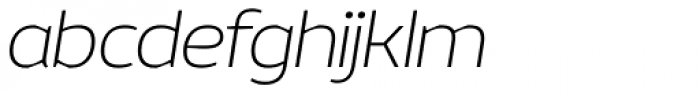 Sceptica Thin Italic Font LOWERCASE