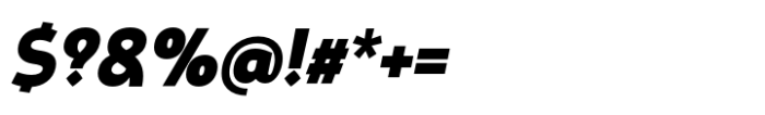 Schaberstein Extra Bold Italic Font OTHER CHARS