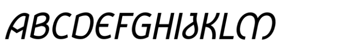 Schaberstein Italic Font UPPERCASE