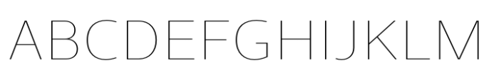 Schar Thin Font UPPERCASE