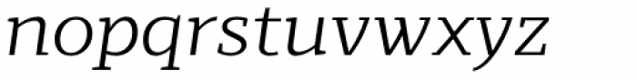 Scharf Book Italic Font LOWERCASE