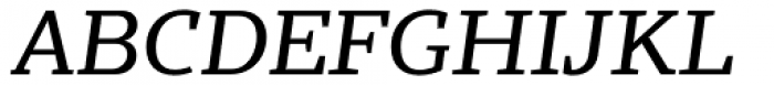 Scharf Italic Font UPPERCASE