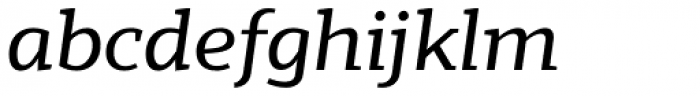 Scharf Italic Font LOWERCASE