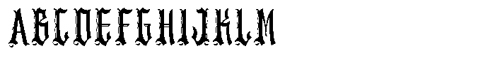 Schastur Regular Font UPPERCASE