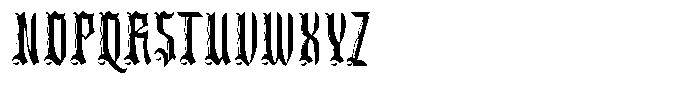 Schastur Regular Font UPPERCASE