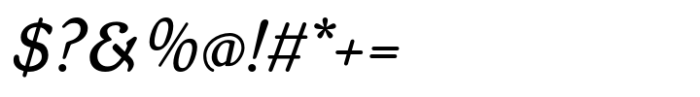 Schelter Roman Italic Font OTHER CHARS