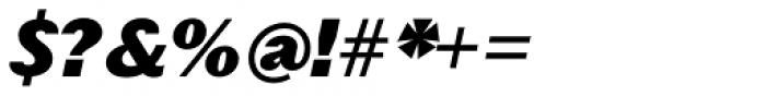 Schism Three Black Italic Font OTHER CHARS