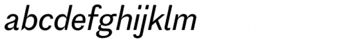 Schism Three Light Italic Font LOWERCASE