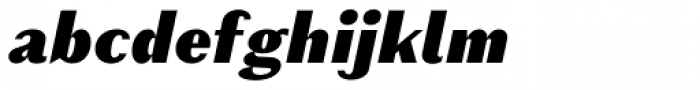 Schism Two Black Italic Font LOWERCASE