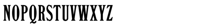 Schmale Mediaeval Font UPPERCASE