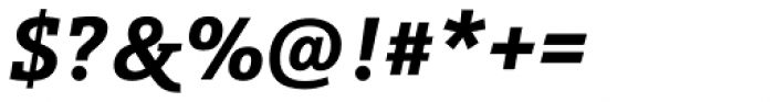 Schnebel Slab Pro Bold Italic Font OTHER CHARS