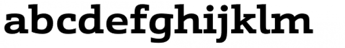 Schnebel Slab Pro Expanded Bold Font LOWERCASE