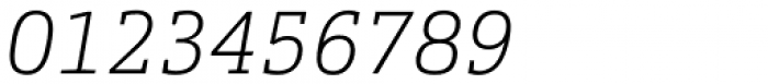 Schnebel Slab Pro Thin Italic Font OTHER CHARS
